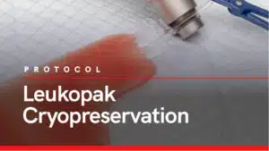 Leukopak Cryopreservation Option 1