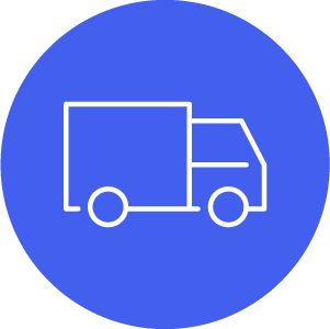 Truck transportation icons - Sanguine Biosciences Inc.